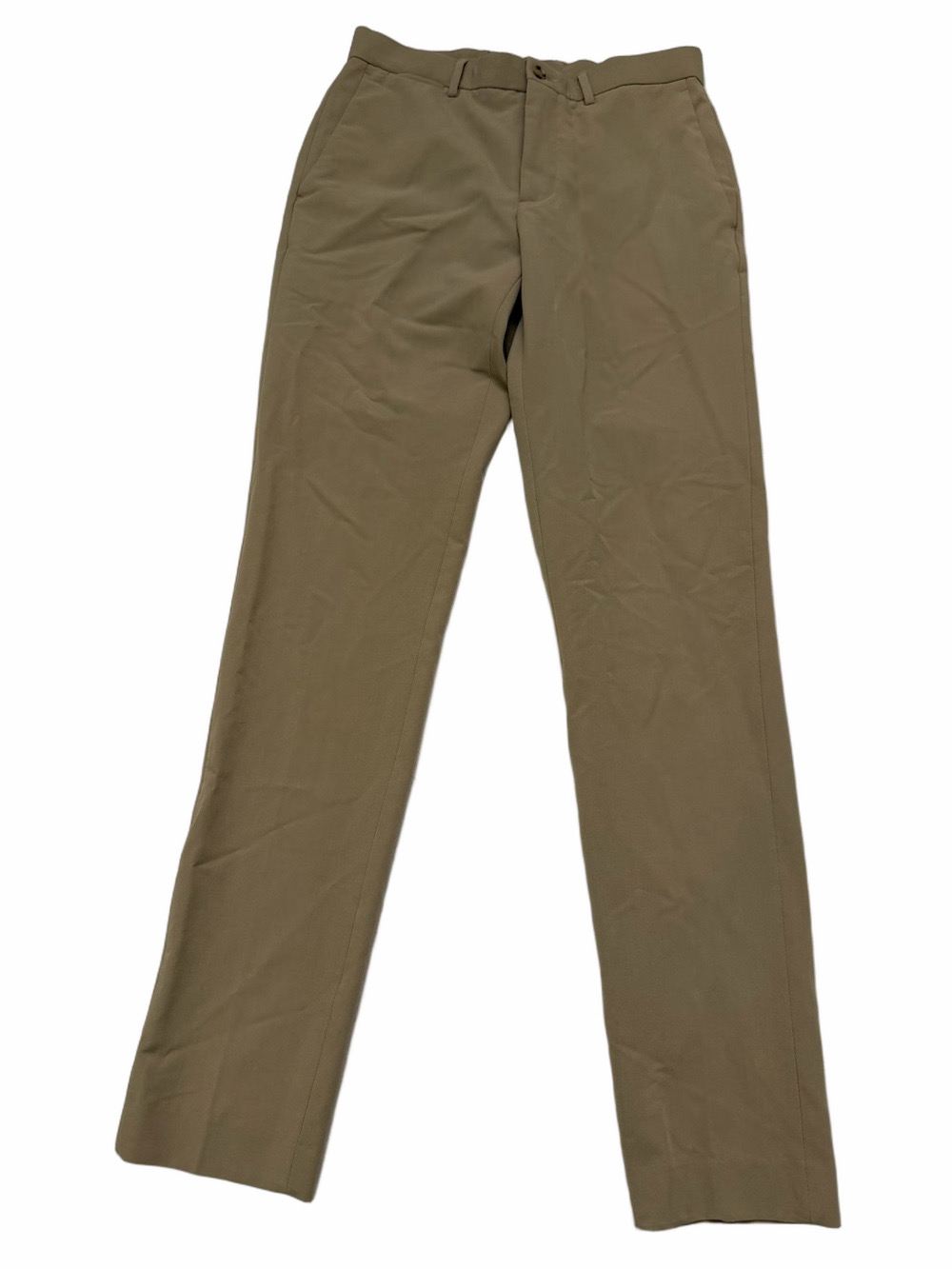 Zara Men 29X31” Khaki Dress Pants Classic Straight Slim Fit Dressy Trousers